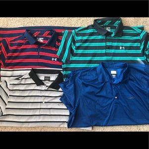Lot of 4 men’s Golf/Polo Shirts XXL